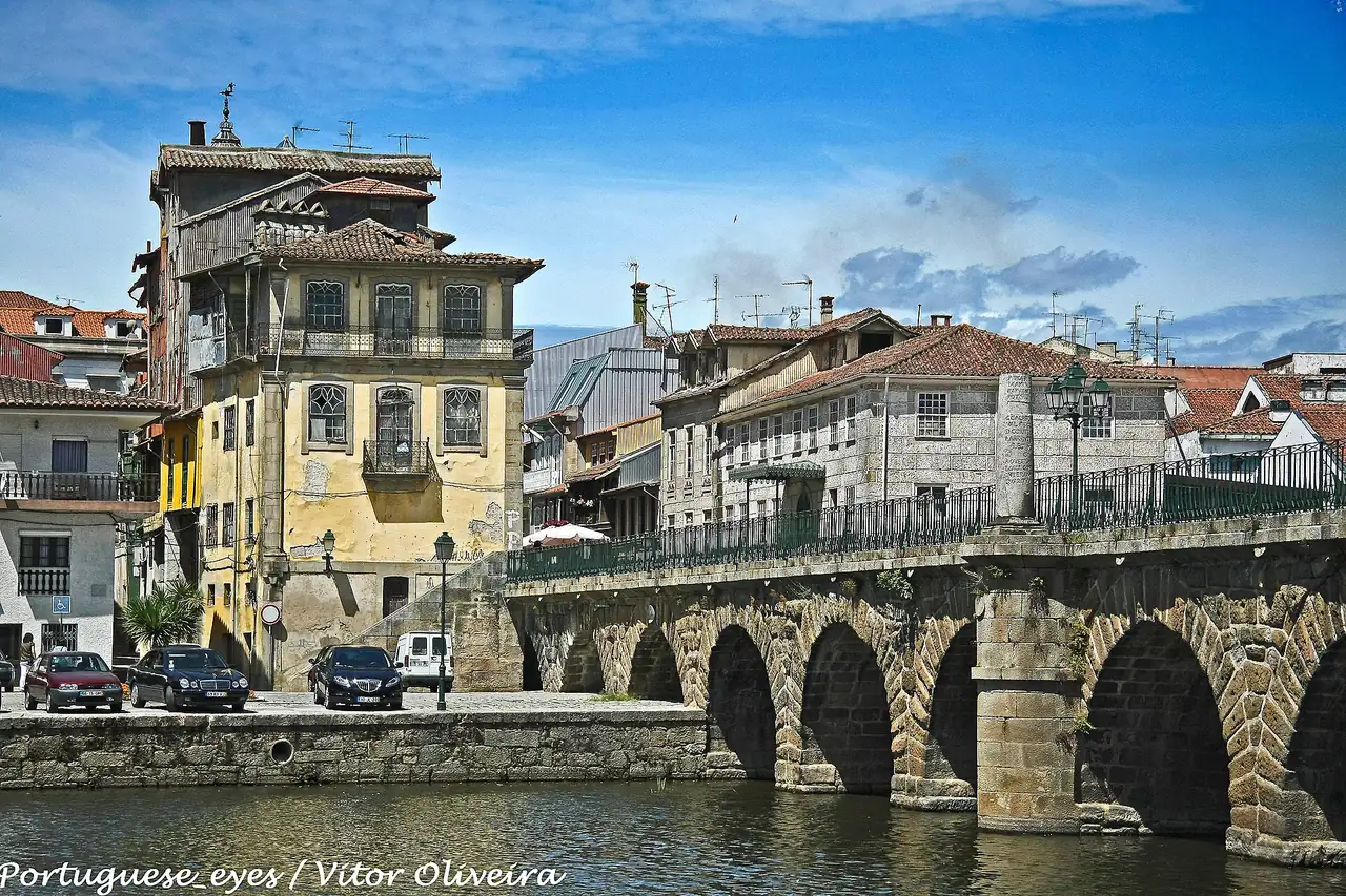 Ponte romana de Trajano sobre o rio Tâmega, em Chaves